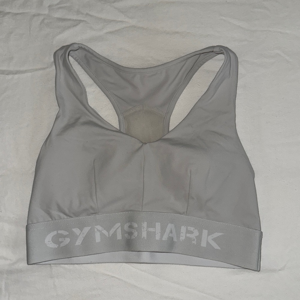 Light Grey Gymshark Sports Bra